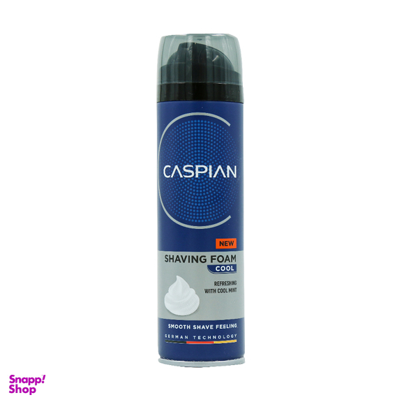 فوم اصلاح کاسپین مدل Cool حجم 200 میلی لیتر