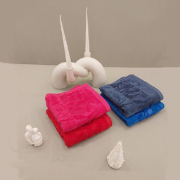 حوله دستی ارغوان مدل یاپراق سایز 80×40 سانتی متر