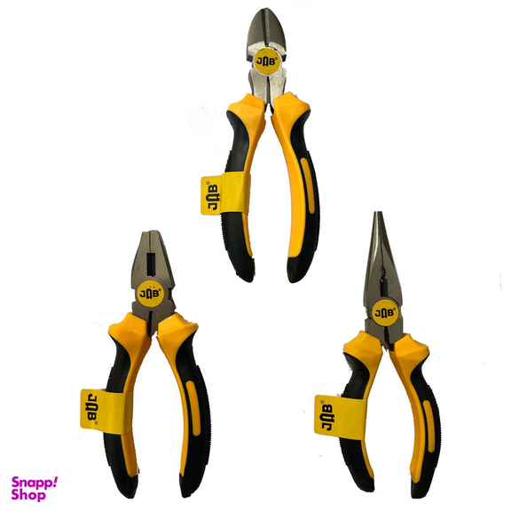 انبر دست و سیم چین و دم باریک جاب مدل JB-YE 700 مجموعه 3 عددی
