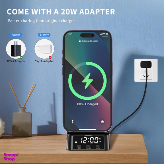 داک شارژر بی سیم مدل مگ سیف Quad Stand A60