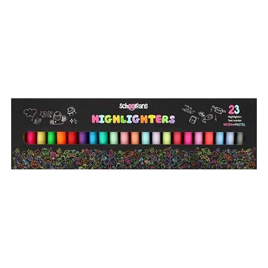 ماژيک هایلايت 23 رنگ اسکول فنس مدل schoolfans کد FA925000
