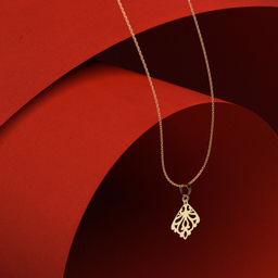 گردنبند طلا 18 عیار زنانه مدوپد مدل هندسی کد TT2-1-1223
