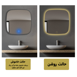 آینه پیسو مدل P-Tch-N-SQ-61