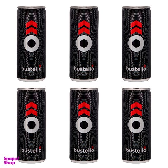 نوشابه انرژی زا باستلو حجم 250 میلی لیتر بسته 6 عددی