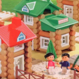 ساختنی 62 تکه ناب سل مدل کلبه جنگلی WOODLAND COTTAGE