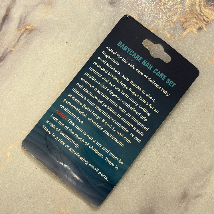 ست ناخن گیر کودک بیبی کورن مدل Care مجموعه 2 عددی