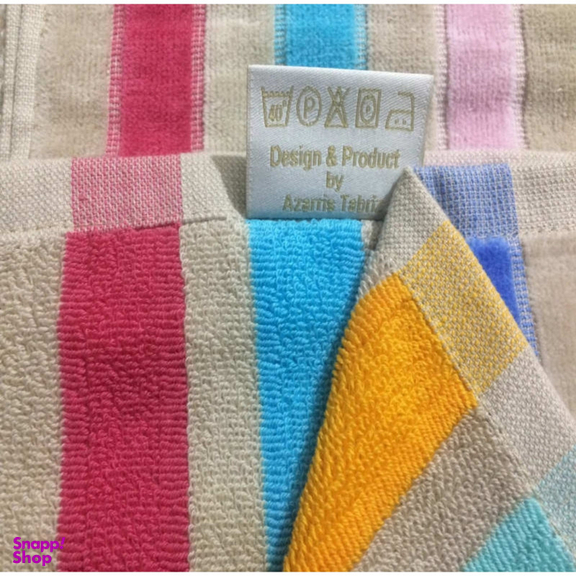 حوله دست و صورت آذرریس تبریز مدل آرامیس سایز 80x40 سانتی‌متر مجموعه 2 عددی