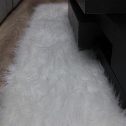 فرش ماشینی شاران هوم طرح خز پرز بلند مدل اسفنج دار