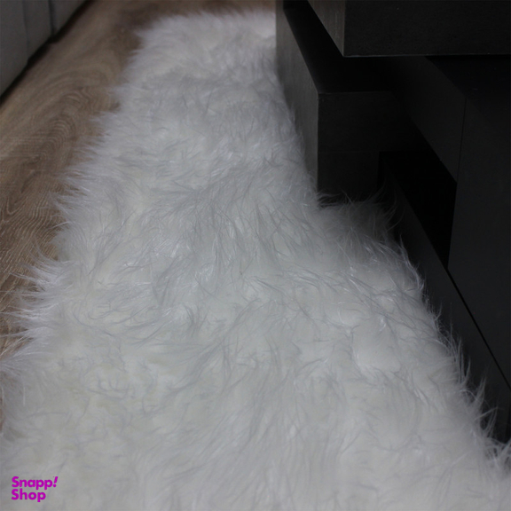 فرش ماشینی شاران هوم طرح خز پرز بلند مدل اسفنج دار