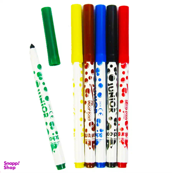 ماژیک اسکول فنس مدل 1224 بسته ۶ عددی