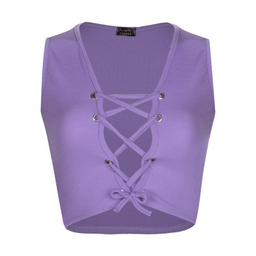 ست نیم تنه و دامن زنانه ناتوسا مدل 732 رنگ یاسی