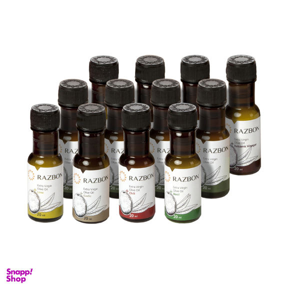 روغن زیتون پریمیوم اکسترا رزبن حجم 20 میلی لیتر بسته 12 عددی