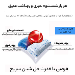 قرص ماشین ظرفشویی فینیش مدل کوانتوم بسته 40 عددی