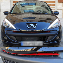 رد لاین چسبی سپر خودرو کالانیکس مدل RED-207-10521 مناسب پژو 207