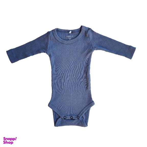 بادی نوزادی نیم ایت کد 10253 رنگ آبی طوسی