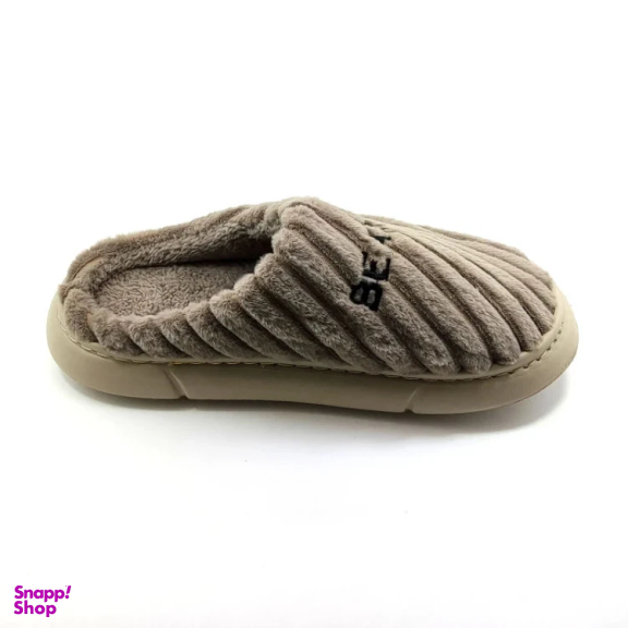 دمپایی پولیشی مردانه مدل بیر کد 039 رنگ قهوه‌ ای