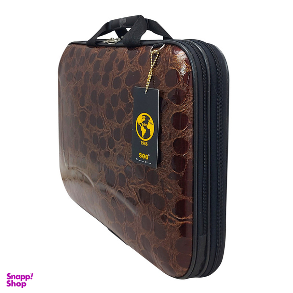 کیف اداری سیی مدل پوست کلاسیک کد 784.3
