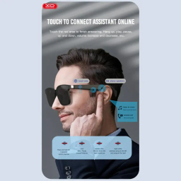 عینک آفتابی و هندزفری بلوتوثی ایکس او مدل E5 Bluetooth Music Sunglasses