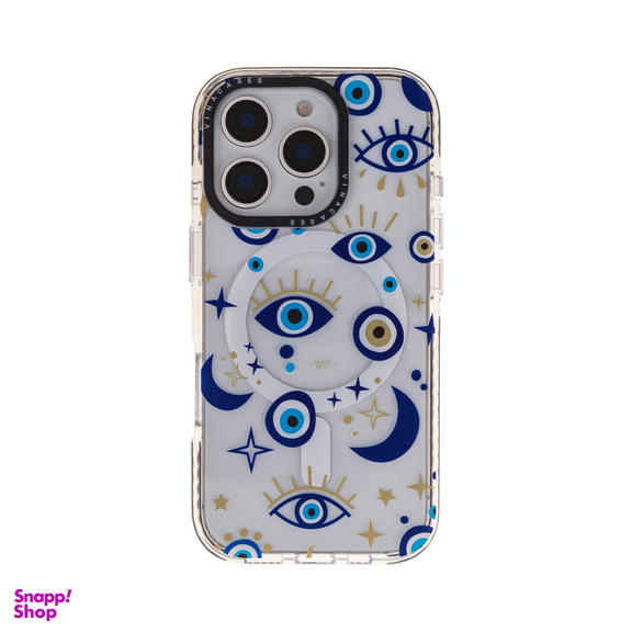 کاور موبایل ویناکیسز مدل Gold and Blue eyes MagSafe مناسب اپل iphone 16 pro