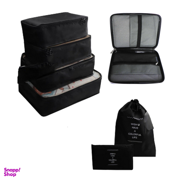 نظم دهنده ساک و چمدان سفری کد 0031 بسته 7 عددی