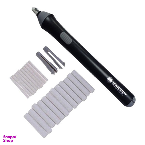 پاک کن برقی کایزر کد 10 به همراه یدک و مداد طراحی بسته 4 عددی