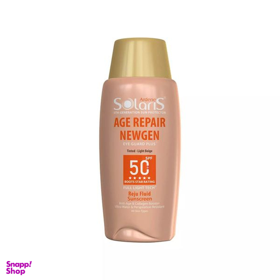 لوسیون ضد آفتاب آردن سولاریس مدل Age Repair newgen Light Beige حجم 75 میلی لیتر