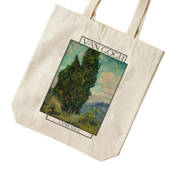 ساک خرید ترمه طراحان ایده مدل سرو از ونگوگ کد  0036 - s