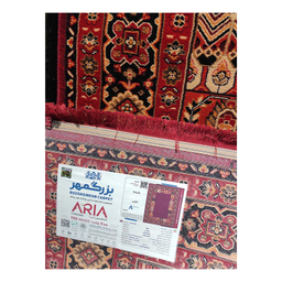 فرش ماشینی بزرگمهر کد 78018 زمینه شرابی
