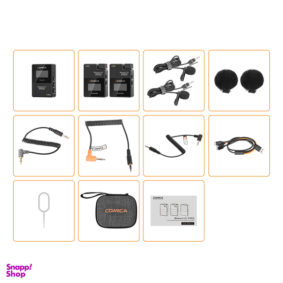 ست میکروفون بی سیم کامیکا مدل COMICA BoomX-D Pro D2