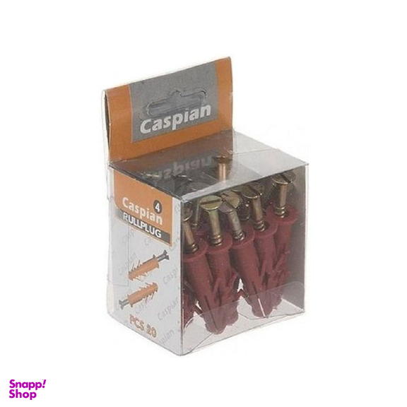 پیچ و رول پلاک کاسپین مدل DT-456 بسته 60 عددی