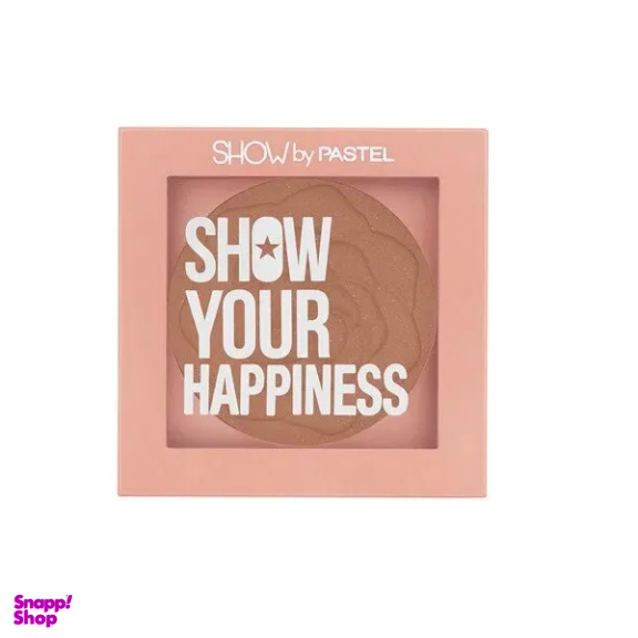 رژگونه پاستل مدل Happiness شماره 208 وزن ۴ گرم