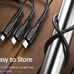 کابل تبدیل USB به Type-C/Lightning/USB-C یوسمز مدل US-SJ374 U38 طول 1 متر