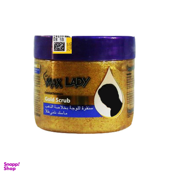 اسکراب لایه بردار پوست مکس لیدی مدل GOLD حجم 350 میلی لیتر