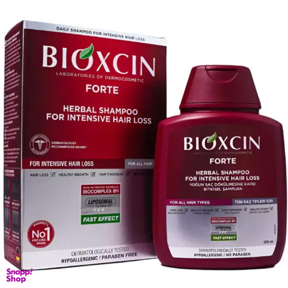 شامپو قوی ضدریزش بیوکسین فورت قرمز اصل برای انواع مو