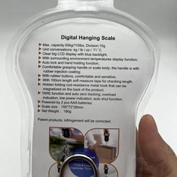 ترازو وزن کشی قلاب دار مدل متر داخلی کد 50Kg/10G Hook-Scale