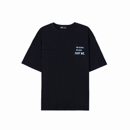 تیشرت زیگ مدل Just be رنگ مشکی