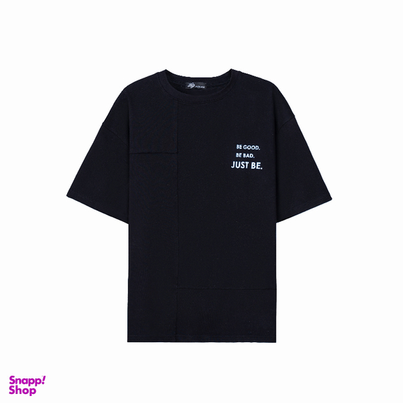 تیشرت زیگ مدل Just be رنگ مشکی