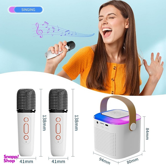 اسپیکر بلوتوثی مدل Y1 به همراه ۲ عدد میکروفون