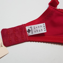 سوتین زنانه شاندرمن مدل فنردار کد 5080-2370-610 رنگ زرشکی