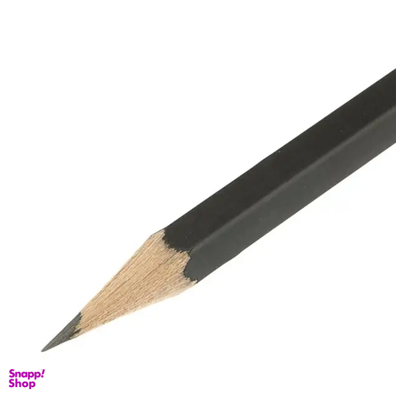 مداد آریا مدل HB بسته 12 عددی مشکی