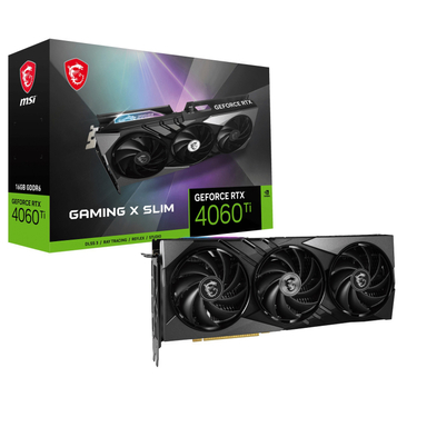کارت گرافیک مخصوص بازی ام اس آی مدل RTX 4060 Ti GAMING X SLIM 16G