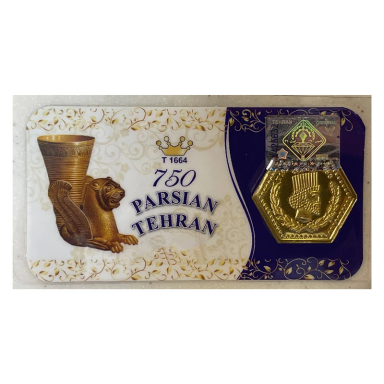 سکه گرمی طلا 18 عیار عسگری مدل طهران 1664