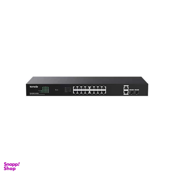 سوییچ غیرمدیریتی 20 پورت PoE تندا مدل TEG1120P-16-250W