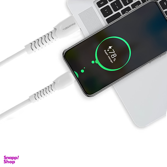 کابل تبدیل USB به MicroUSB پاواریال مدل DC-06M طول 1 متر