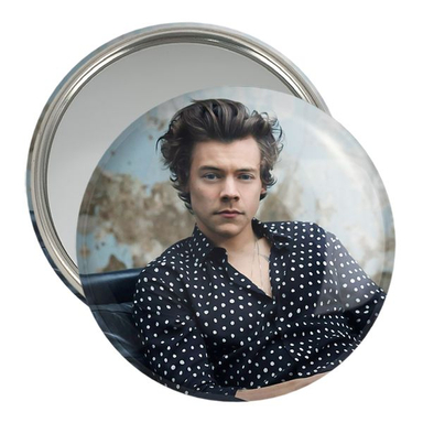 آینه جیبی خندالو مدل هری استایلز گروه موسیقی وان دایرکشن One Direction  کد 18941