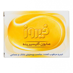 صابون فیروز مدل گلیسیرینه مناسب پوست های خشک وزن 100 گرم