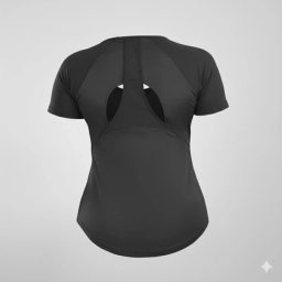 تیشرت ورزشی آستین کوتاه زنانه مدل GS-m-M-RUN-Dri Fit-176384 رنگ مشکی