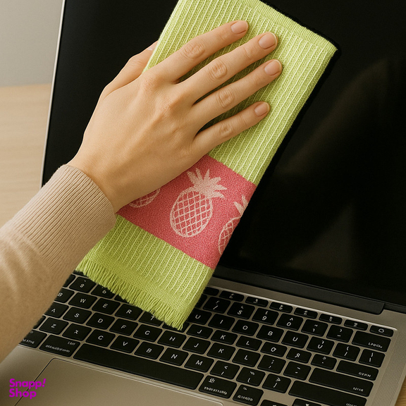 دستمال نظافت خانه و آشپزخانه نخ ماییلدا مدل 5399 بسته 8 عددی