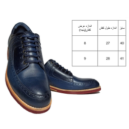 کفش چرم طبیعی مردانه مدل اسکوتر کد BLC001-s
