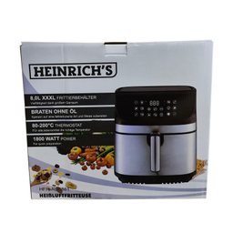 سرخ کن ۸ لیتر هنریچ مدل دو المنته دیجیتال HFR-AUB881